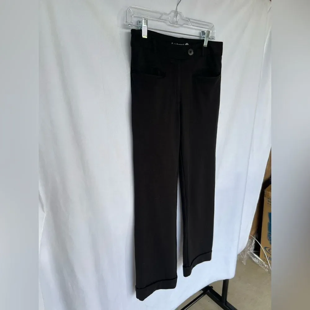 Betabrand Women's Cropped Cosmo Lite Dress Pants size Small black